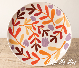 Littleton Fall Floral Charger