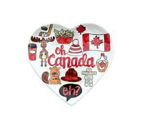 Littleton Canada Heart Plate