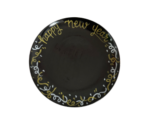 Littleton New Year Confetti Plate