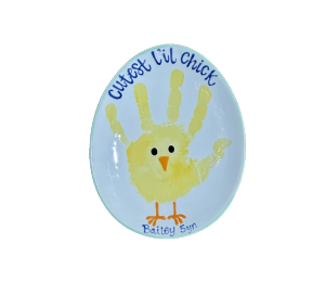 Littleton Little Chick Egg Plate