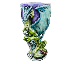 Littleton Antique Dragon Goblet