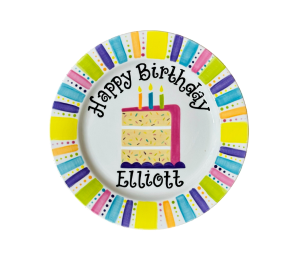 Littleton Birthday Cake Plate